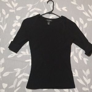 whbm black sweater